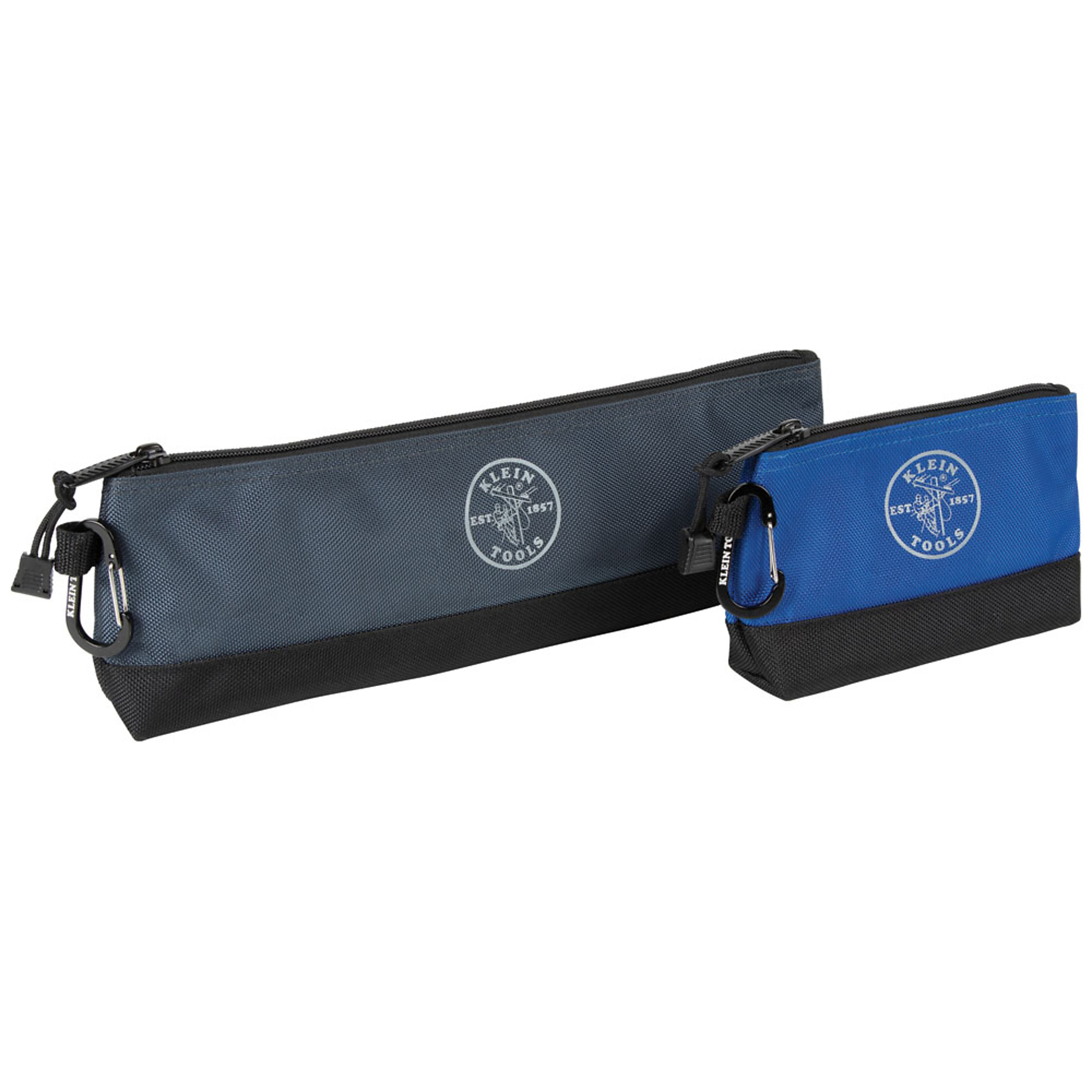 Klein Tools, Stand-up Zipper Bags, 7in. and 14in., 2-Pack, Color Multi, Pockets (qty.) 0 Material Polyester, Model# 55559